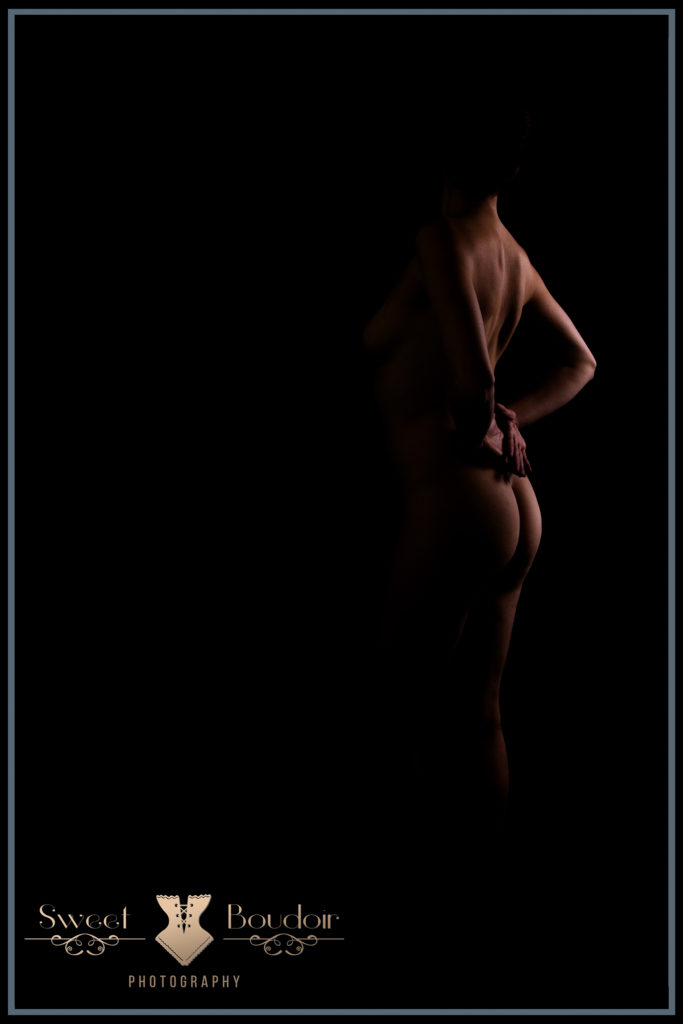 naakt portret in fotostudio